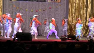 Танец зайцев."Скок-скок" Фестиваль "Танц. осень" 28 ноября 2015г. "Сюрприз" \ Hare dance