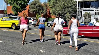 LOWRIDERS AND BOOTIES IN LOS ANGELES SUMMER