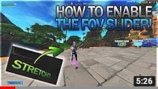 *NEW* How to play with Stretch Resolution & MORE FOV in Fortnite Game Files! (ENABLE FOV SLIDER!)