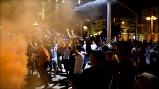 La Zamora madridista celebra la 13ª Copa de Europa del Real Madrid