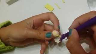 Куколка из полимерной глины polymer clay doll