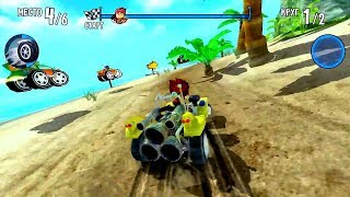 Beach Buggy Racing (Гонки). Турнир. Лунный Странник, 1000 hp. Крабовая Бухта 7/10