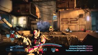 Mass Effect 3: Firebase Ghost; Female Human Soldier; Geth; Platinum - HD