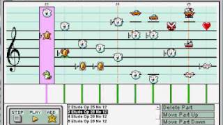 Mario Paint Composer - Etude Op. 25 No. 12 - Frederic Chopin