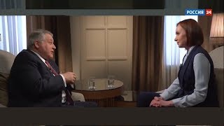 Телеканал "Россия-24". Президент НИЦ "Курчатовский институт" в программе "Интервью с Э.Закамской"