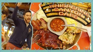 NEW Whispering Canyon Cafe and Wilderness Lodge Review | Walt Disney World Vlog