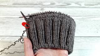 Ложная кеттлевка горловины спицами. Аккуратная обработка горловины. Способ 1.