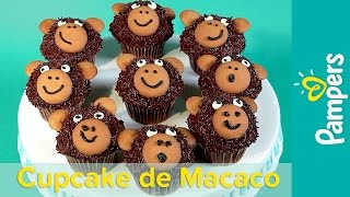 DIY Cupcake para chá de bebê de Macaco: Tema Safari | Pampers BR