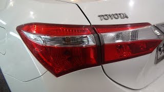 Как поменять все лампы и снять-установить задние фонари, ￼ Toyota Corolla XI (E180).