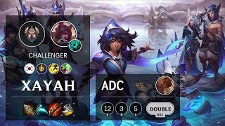 Xayah ADC vs Taliyah - KR Challenger Patch 10.3