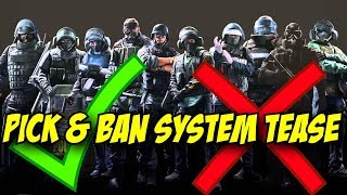 Rainbow Six Siege New Pick & Ban System Tease. R6