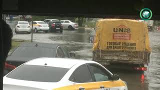 В Москве затоплены автомобильные подъезды к международному аэропорту Шереметьево