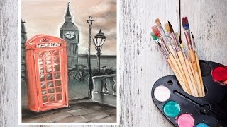 Видео урок Рисуем Пастелью Серый Лондон! #Dari_Art