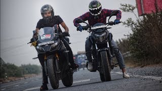 Apache RR 310 Vs Dominar 400 | Race | which one you should buy