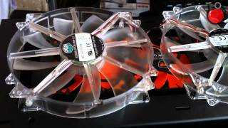 Corsair H100 Review Update Push-Pull Cougar Vortex Fans - Cooler Master Haf X