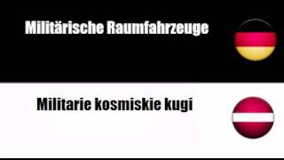 Deutsch + Lettisch = Militarie kosmiskie kugi
