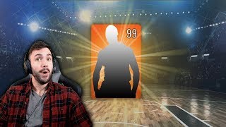 MY FIRST 99 OVR IN NBA LIVE MOBILE