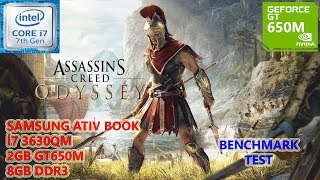 Assassin's Creed Odyssey i7 3630QM GT 650M Benchmark Test