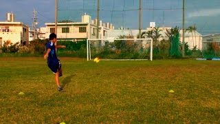 無回転・ブレ球フリーキック練習 Knuckleball Shots