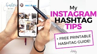 Instagram Hashtag Research Tips for 2020 [with free bullet journal hashtag PDF guide]