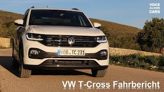 2019 VW T-Cross Fahrbericht Test Review Meinung Kritik Voice over Cars