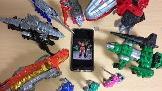 【竜想像合体】モサレックス？リュウソウ全部体ディメボウケイノ炎騎士竜に竜想像合体！合体シーンを想像で制作！騎士竜戦隊リュウソウジャーDX騎士竜シリーズ　前田動画