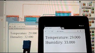 ESP8266 and Visuino: DHT11 Temperature and Humidity Web Server