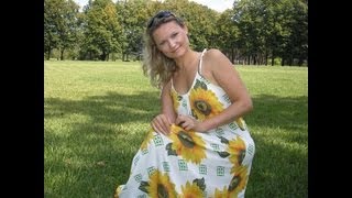 летнее платье без выкройки