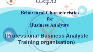 Behavioral Characteristics  for  Business Analysts | COEPD