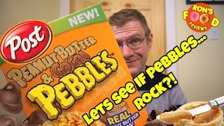 NEW PEANUT BUTTER AND COCOA PEBBLES!! AMERICAN CEREAL WEEK!! TASTE AND REVIEW!!