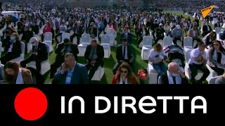 Papa Francesco celebra la Messa allo Stadio Franso Hariri di Erbil
