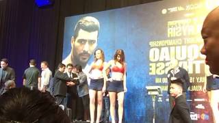 Manny Pacquiao vs. Lucas Matthysse Weigh-in