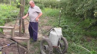 Защита винограда от болезней и вредителей. Опрыскиватели.