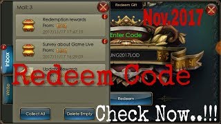 Legacy Of Discord : Redeem code - Nov 2017
