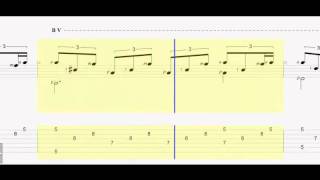 Beethoven- Moonlight sonata (Arreglo para guitarra,Tabs y partitura)
