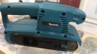 Обзор ленточной шлифмашины Makita. Инструменты на прокат в Чебоксарах.