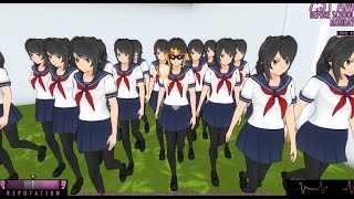 Multiplying Yandere-chan with Easter Eggs | Pose Mod | Yandere Simulator