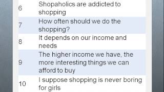 Топик по английскому shopping устная тема с переводом