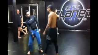 Eddie Bravo gets choked out by BJJ legend Renato Laranja