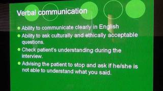Communication skills