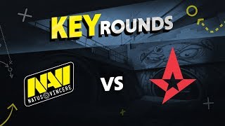 Key rounds: NAVI vs Astralis on Overpass @ ESL One Cologne 2018