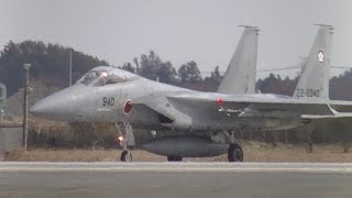 F15J of JASDF 305SQ takeoff @Hyakuri Air Base / Ibaraki Airport rwy03R(百里基地/茨城空港)