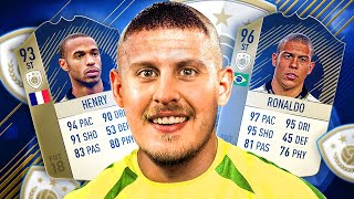 R9 RONALDO VS ICON HENRY IN FIFA 18! THE BATTLE OF THE ICONS SQUAD BUILDER! FIFA 18 ULTIMATE TEAM