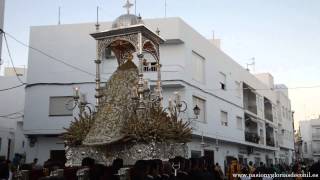 Virgen de las Virtudes por calle Laguna - Conil de la Frontera 8 de septiembre 2014.