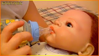 ???Мой реборн Яша! Купание, кормление и переодевашки. Сборник лучших серий Video For Kids