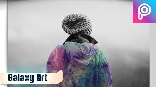 Cara edit baju menjadi Galaxy Picsart|Trik #37|Galaxy Art