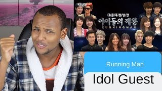 Running Man 2PM Black Reaction to Idol Guest- Sistar, Girls Day, MBLAQ, Beast, A-Pink, Infinite