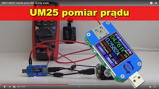 UM25 UM25C miernik portu USB - pomiar prądu