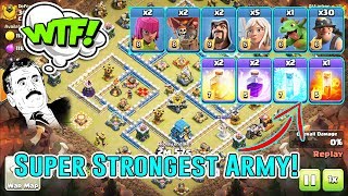 WTF!! SUPER STRONGEST ATTACK - QW+30 MINERS ATTACK STRATEGY SMASH TH12 3-STAR ( Clash of Clans )