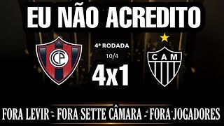 EU NÃO ACREDITO - Pós jogo Cerro 4x1 ATLÉTICO - COMENTÁRIO
